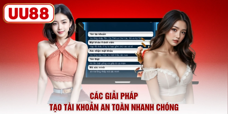 Các giải pháp tạo tài khoản an toàn nhanh chóng