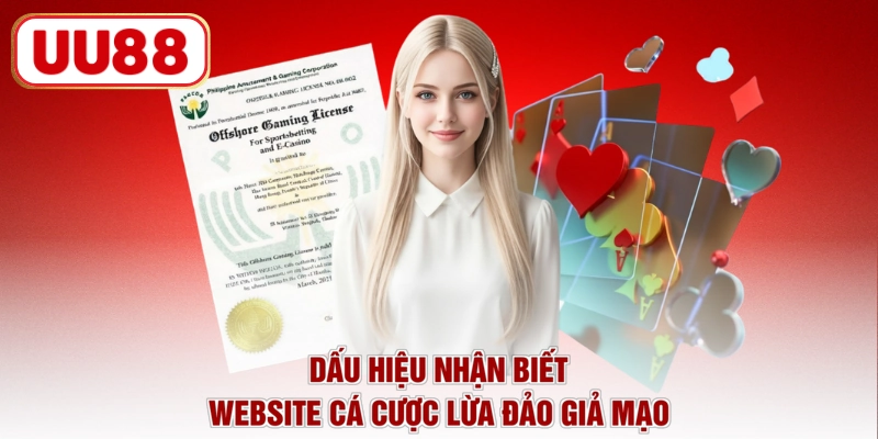 Dấu hiệu nhận biết website cá cược lừa đảo giả mạo