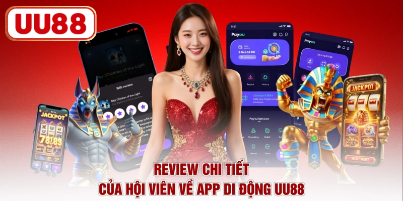 Review chi tiết của hội viên về app di động UU88